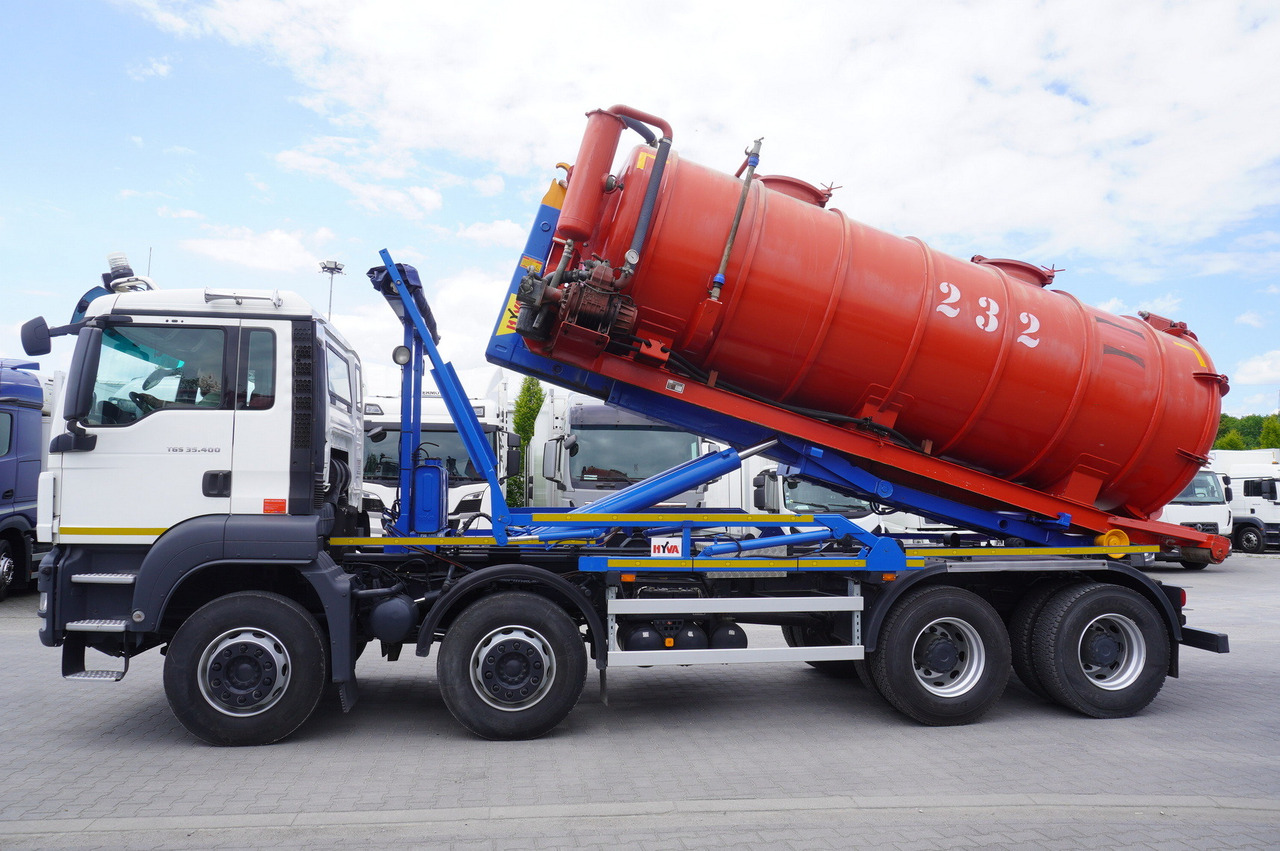 MAN TGS 35.400 8 × 4 E5 / HYVA HOOK LIFT 32.56 SE / Septic barrel 13000 L - Przyczepa asenizacyjna: zdjęcie 3 MAN TGS 35.400 8 × 4 E5 / HYVA HOOK LIFT 32.56 SE / Septic barrel 13000 L - Przyczepa asenizacyjna: zdjęcie 3