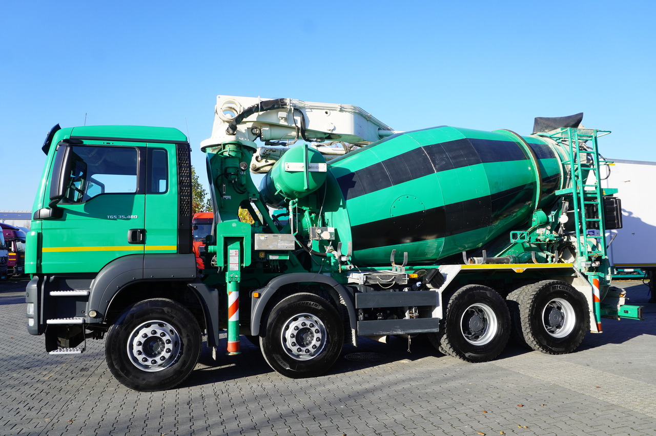 MAN TGS 35.480 8x4 Concrete Mixer Pump truck / Putzmeister M24-3 / 1600 MTH! - Betonomieszarka: zdjęcie 3 MAN TGS 35.480 8x4 Concrete Mixer Pump truck / Putzmeister M24-3 / 1600 MTH! - Betonomieszarka: zdjęcie 3