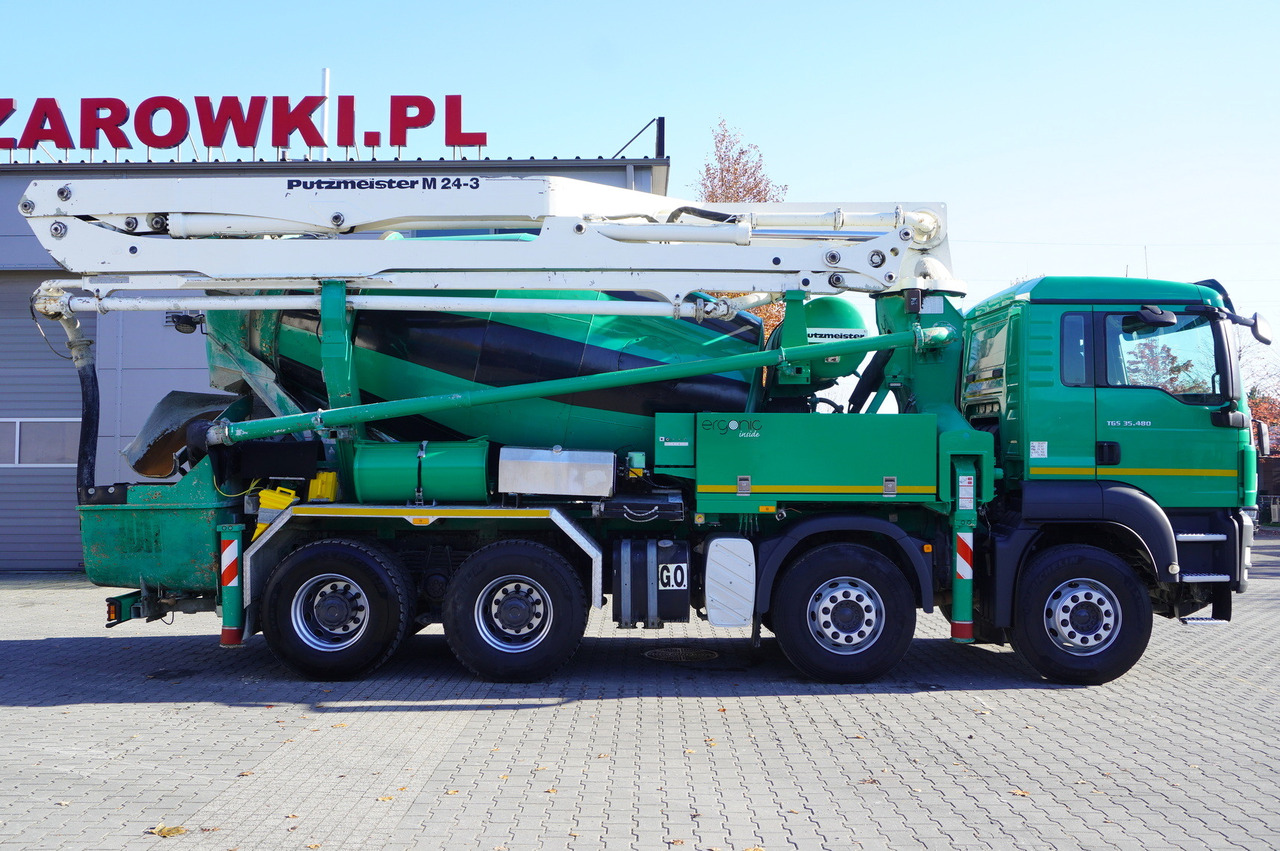 MAN TGS 35.480 8x4 Concrete Mixer Pump truck / Putzmeister M24-3 / 1600 MTH! - Betonomieszarka: zdjęcie 5 MAN TGS 35.480 8x4 Concrete Mixer Pump truck / Putzmeister M24-3 / 1600 MTH! - Betonomieszarka: zdjęcie 5