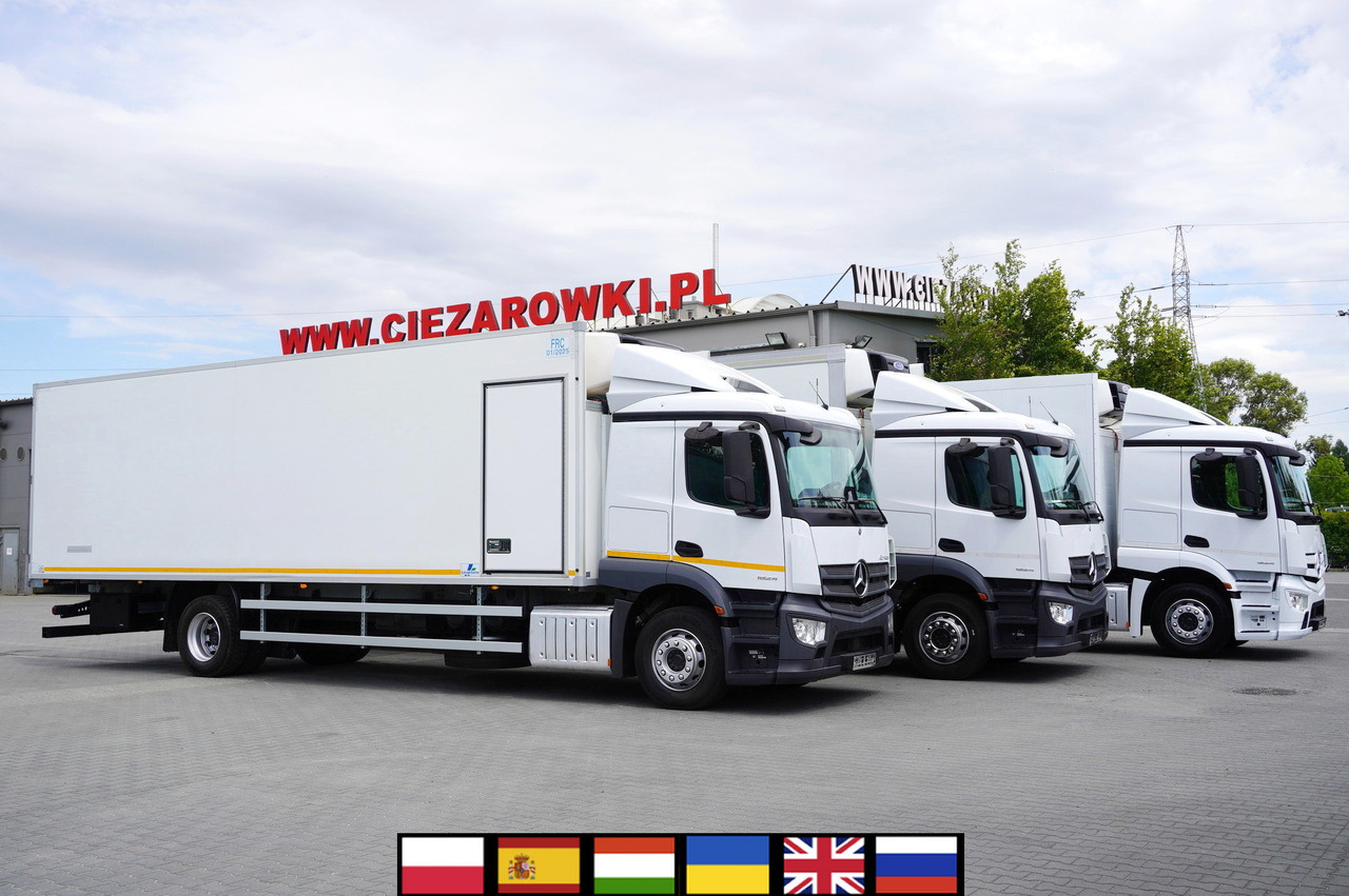 MERCEDES-BENZ Actros 1824 / Refrigerator 22 EPAL / Carrier Supra 1250 / Sleeping cabin / 3 units - Samochód ciężarowy chłodnia: zdjęcie 1 MERCEDES-BENZ Actros 1824 / Refrigerator 22 EPAL / Carrier Supra 1250 / Sleeping cabin / 3 units - Samochód ciężarowy chłodnia: zdjęcie 1