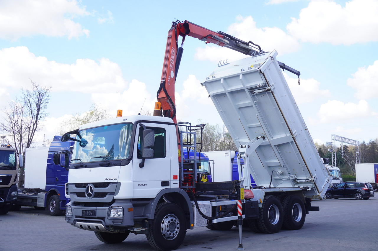 MERCEDES-BENZ Actros 2641 6×4 E5 / Crane / Dumper / 110000 km - Samochod ciężarowy z HDS, Samochod ciężarowy z HDS: zdjęcie 2 MERCEDES-BENZ Actros 2641 6×4 E5 / Crane / Dumper / 110000 km - Samochod ciężarowy z HDS, Samochod ciężarowy z HDS: zdjęcie 2