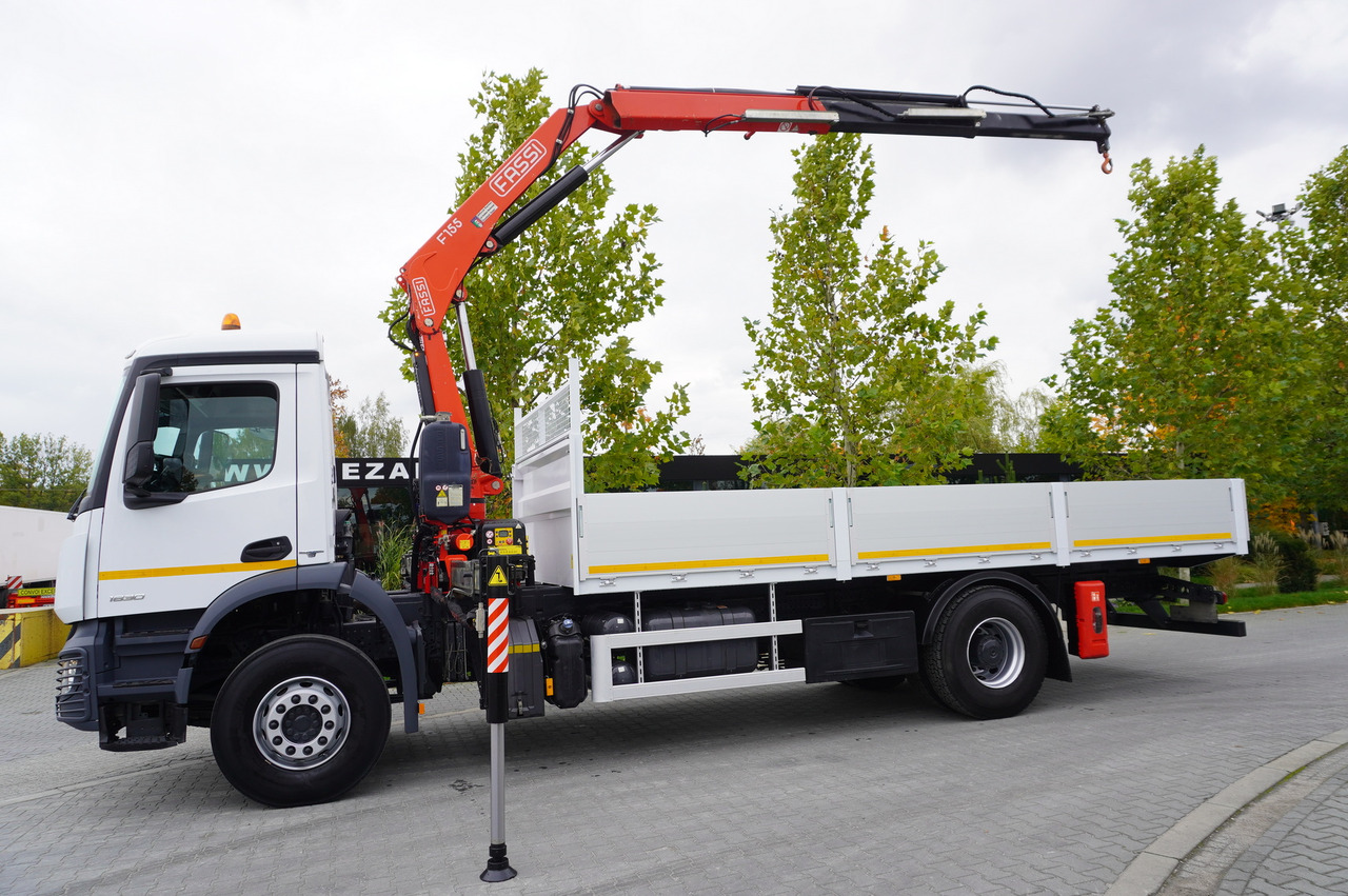 MERCEDES-BENZ Arocs 1830 / Flatbed 16 EPAL / HDS Fassi 155 / Reach 8 m / Load capacity 6160 kg - Samochod ciężarowy z HDS: zdjęcie 5 MERCEDES-BENZ Arocs 1830 / Flatbed 16 EPAL / HDS Fassi 155 / Reach 8 m / Load capacity 6160 kg - Samochod ciężarowy z HDS: zdjęcie 5