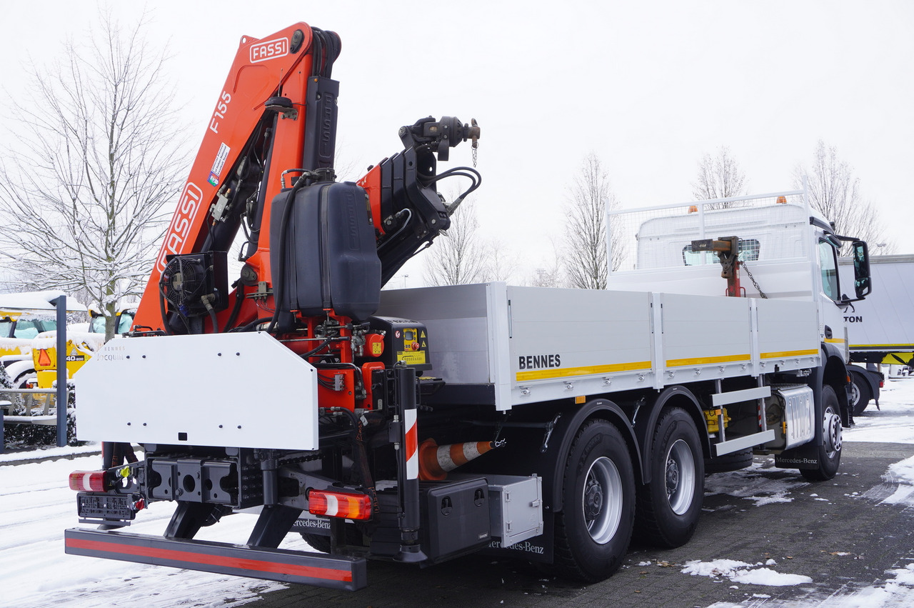 MERCEDES-BENZ Arocs 2633 flatbed truck / Crane FASSI F155A.0.23 / REMOTE CONTROL / 230,000 km - Samochód ciężarowy skrzyniowy/ Platforma, Samochod ciężarowy z HDS: zdjęcie 5 MERCEDES-BENZ Arocs 2633 flatbed truck / Crane FASSI F155A.0.23 / REMOTE CONTROL / 230,000 km - Samochód ciężarowy skrzyniowy/ Platforma, Samochod ciężarowy z HDS: zdjęcie 5