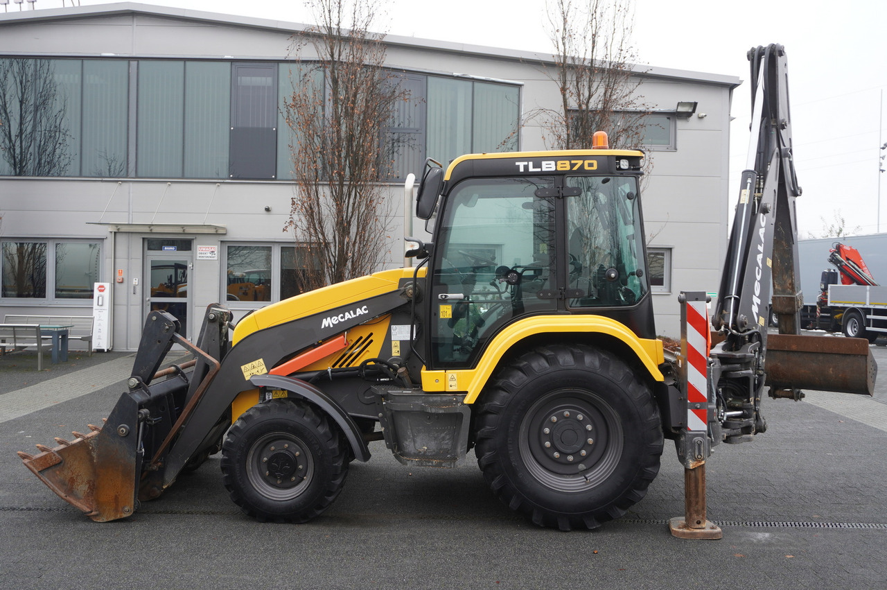 Mecalac TLB870 backhoe loader / 1990 MTH! / joysticks - Koparko-ładowarka: zdjęcie 3 Mecalac TLB870 backhoe loader / 1990 MTH! / joysticks - Koparko-ładowarka: zdjęcie 3