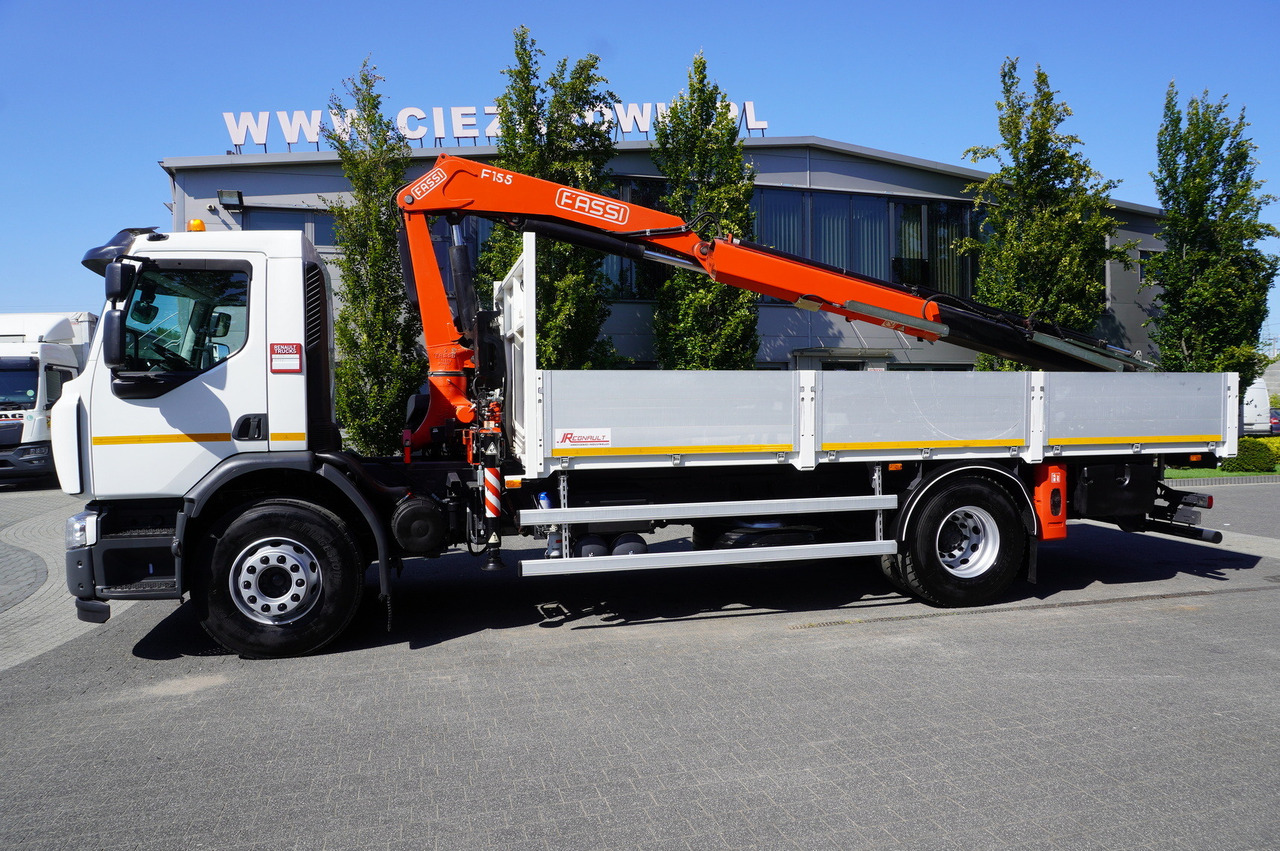 RENAULT C320 P 4x2 / FASSI crane 6.2 T / range 10 m / Flatbed 15 EPAL / 50 tho. km! - Samochód ciężarowy skrzyniowy/ Platforma, Samochod ciężarowy z HDS: zdjęcie 2 RENAULT C320 P 4x2 / FASSI crane 6.2 T / range 10 m / Flatbed 15 EPAL / 50 tho. km! - Samochód ciężarowy skrzyniowy/ Platforma, Samochod ciężarowy z HDS: zdjęcie 2