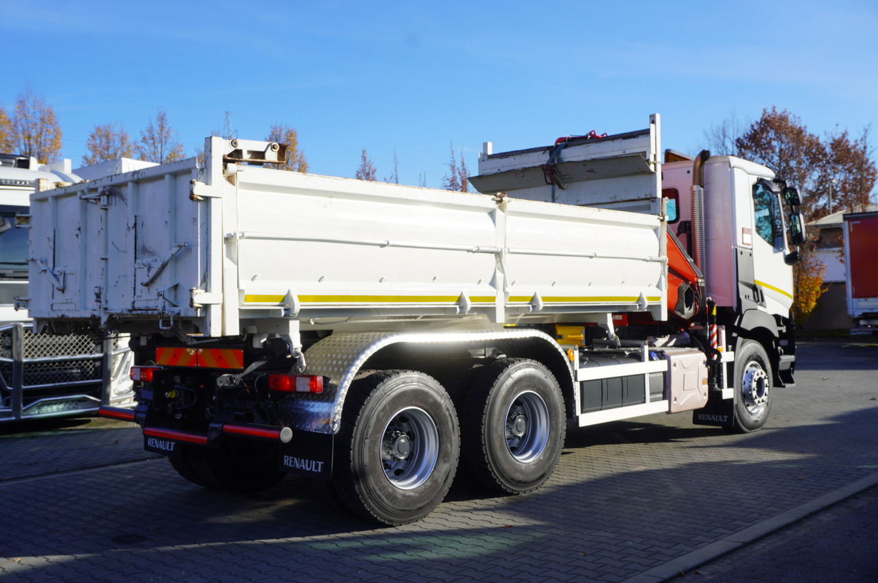 RENAULT C380 E6 6×4 / HDS Fassi F135 2700 MTH / Range 8 m / 5.6 t lifting capacity / 3-side tipper / Bortmatic - Wywrotka, Samochod ciężarowy z HDS: zdjęcie 4 RENAULT C380 E6 6×4 / HDS Fassi F135 2700 MTH / Range 8 m / 5.6 t lifting capacity / 3-side tipper / Bortmatic - Wywrotka, Samochod ciężarowy z HDS: zdjęcie 4