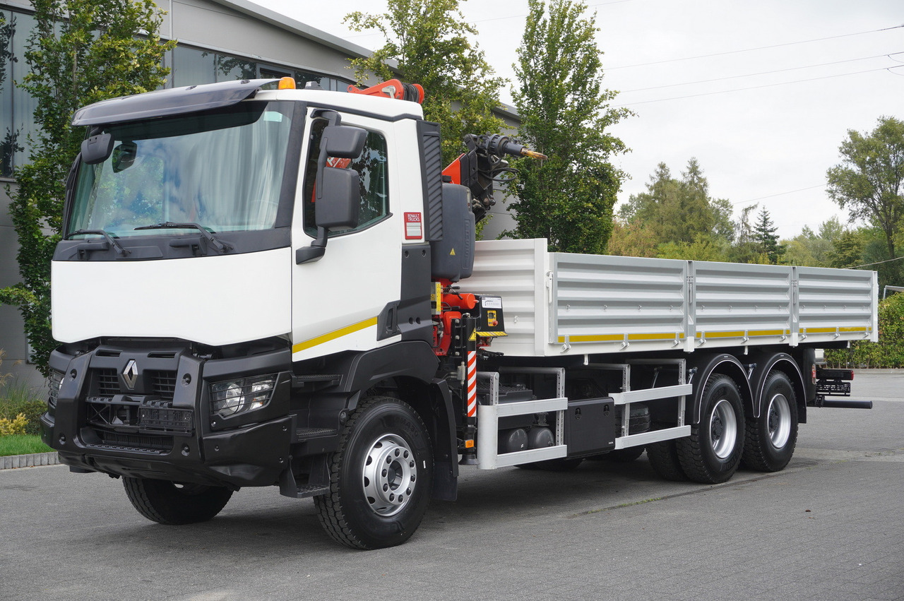 RENAULT K380 6×4 / FASSI F175 crane 7.85 t / 120 thousand km! / 2-sided tipper - Wywrotka, Samochod ciężarowy z HDS: zdjęcie 3 RENAULT K380 6×4 / FASSI F175 crane 7.85 t / 120 thousand km! / 2-sided tipper - Wywrotka, Samochod ciężarowy z HDS: zdjęcie 3