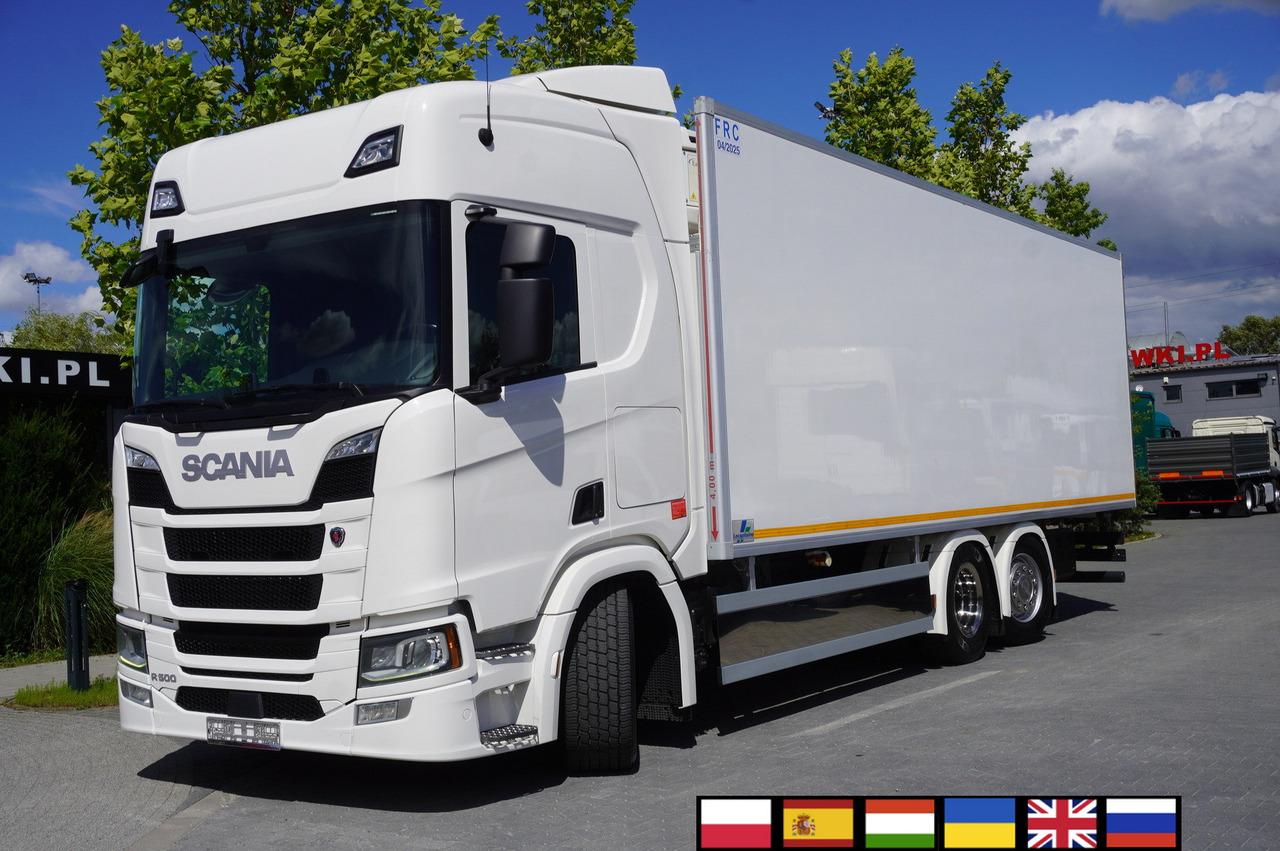 SCANIA R500 / Lecapitaine refrigerator 20 EPAL / Carrier Supra 950 / Steered 3rd axle - Samochód ciężarowy chłodnia: zdjęcie 1 SCANIA R500 / Lecapitaine refrigerator 20 EPAL / Carrier Supra 950 / Steered 3rd axle - Samochód ciężarowy chłodnia: zdjęcie 1