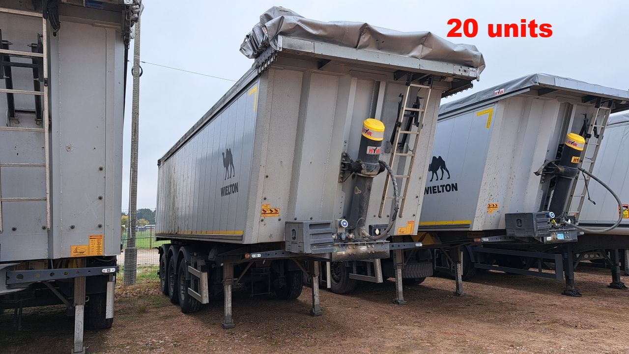 WIELTON NW-3 / weight 6.2 t / capacity 38m3 / Electrically folded roof / Teflon / 20 units, 2022 - Naczepa wywrotka: zdjęcie 2 WIELTON NW-3 / weight 6.2 t / capacity 38m3 / Electrically folded roof / Teflon / 20 units, 2022 - Naczepa wywrotka: zdjęcie 2