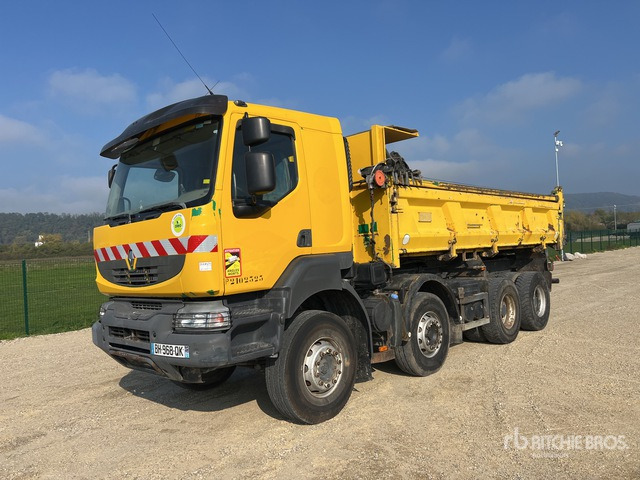 2008 Renault Kerax 450.32 8x4 Crew Cab Camion Benne 8x4 Tri/A Dump Truck - Wywrotka: zdjęcie 1 2008 Renault Kerax 450.32 8x4 Crew Cab Camion Benne 8x4 Tri/A Dump Truck - Wywrotka: zdjęcie 1