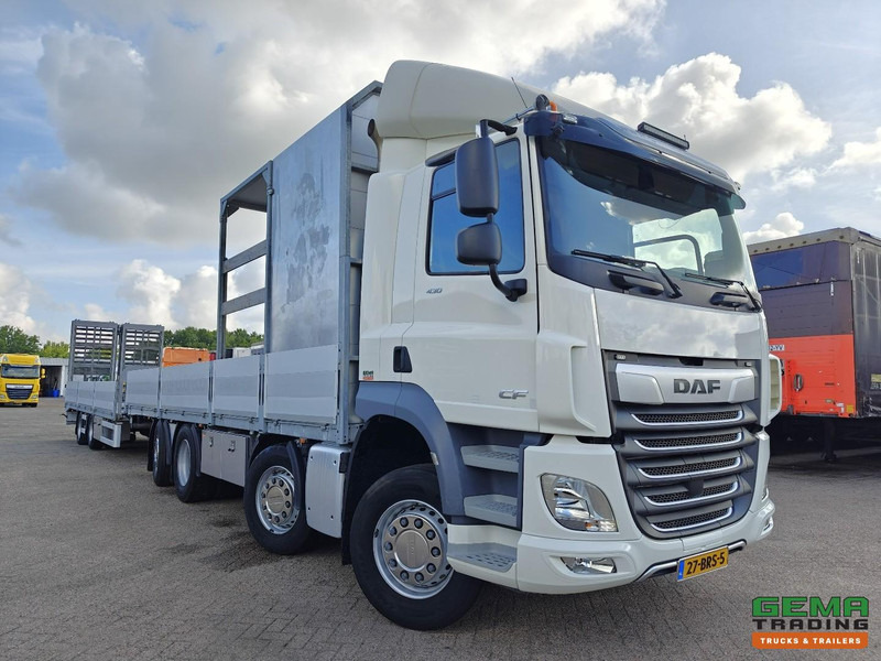 DAF CF 430 FAX 8x2/6 Dagcabine Euro6D - Machine Transporter + 2assige Aanhanger - Hydraulische Rampen - Afneembare 10.000L WaterTank - 20.000km! Origineel - Ciężarówka do przewozu samochodów: zdjęcie 4 DAF CF 430 FAX 8x2/6 Dagcabine Euro6D - Machine Transporter + 2assige Aanhanger - Hydraulische Rampen - Afneembare 10.000L WaterTank - 20.000km! Origineel - Ciężarówka do przewozu samochodów: zdjęcie 4