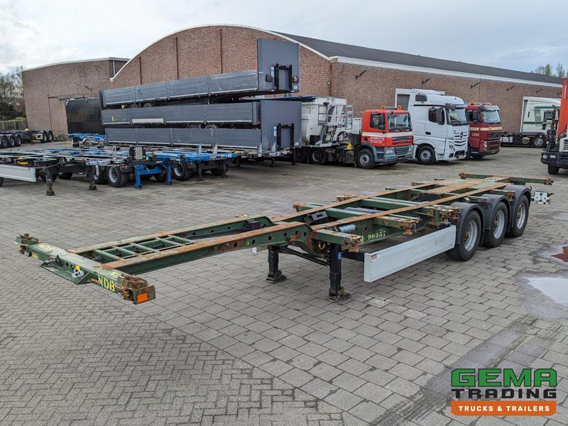 Krone SD 27 3-Assen BPW RearSlider - DrumBrakes - 5280kg - Naczepa kontenerowiec/ System wymienny: zdjęcie 1 Krone SD 27 3-Assen BPW RearSlider - DrumBrakes - 5280kg - Naczepa kontenerowiec/ System wymienny: zdjęcie 1