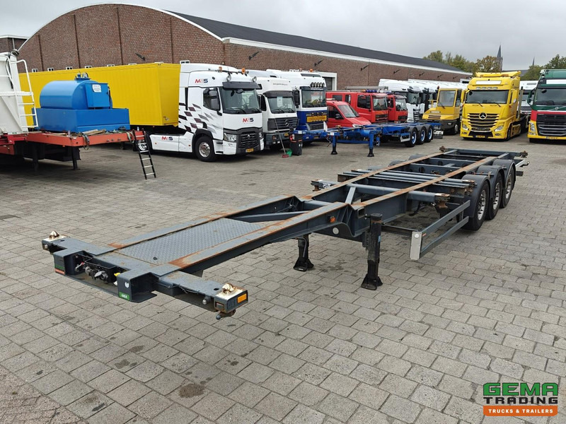 Schmitz Cargobull SCF 24 G 3-Assen MB - LiftAs - Schijfremmen - Vast Chassis - 2x20FT 1x30FT 40FT aansluiting - Naczepa kontenerowiec/ System wymienny: zdjęcie 2 Schmitz Cargobull SCF 24 G 3-Assen MB - LiftAs - Schijfremmen - Vast Chassis - 2x20FT 1x30FT 40FT aansluiting - Naczepa kontenerowiec/ System wymienny: zdjęcie 2