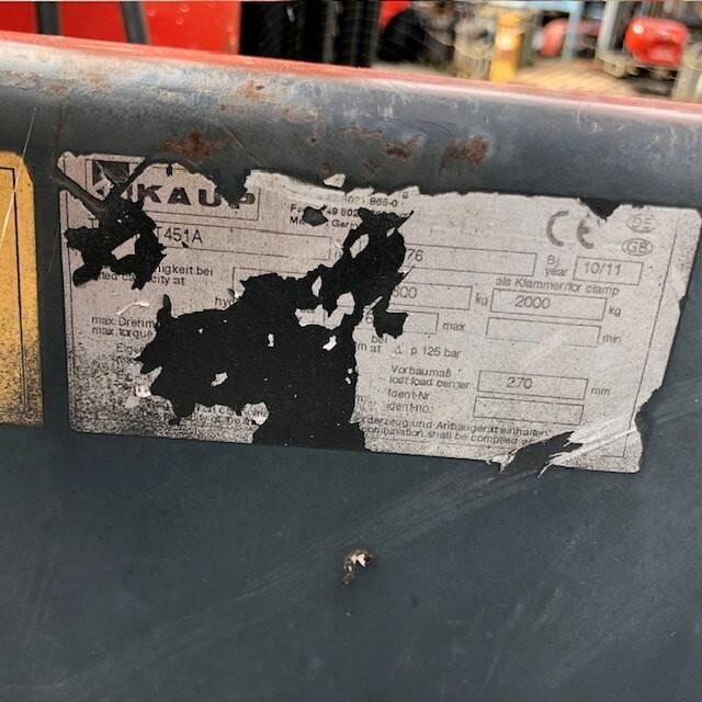 Kaup 360°Rotator fork clamp - Chwytak do wózka widłowego: zdjęcie 3 Kaup 360°Rotator fork clamp - Chwytak do wózka widłowego: zdjęcie 3