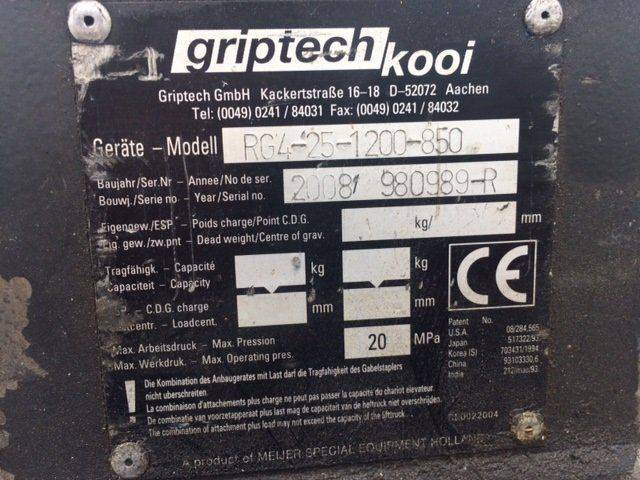 Griptech Fork positioner with Reach forks - Osprzęt: zdjęcie 4 Griptech Fork positioner with Reach forks - Osprzęt: zdjęcie 4