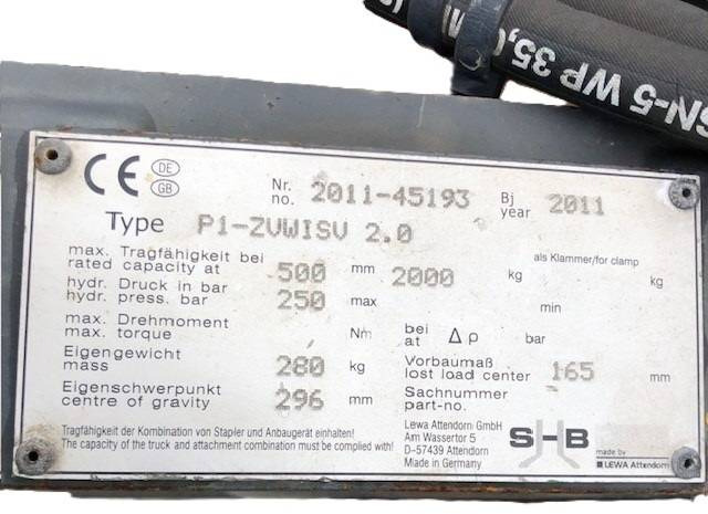 Integral Fork positioner shaft guid with sideshift valve - Osprzęt: zdjęcie 5 Integral Fork positioner shaft guid with sideshift valve - Osprzęt: zdjęcie 5