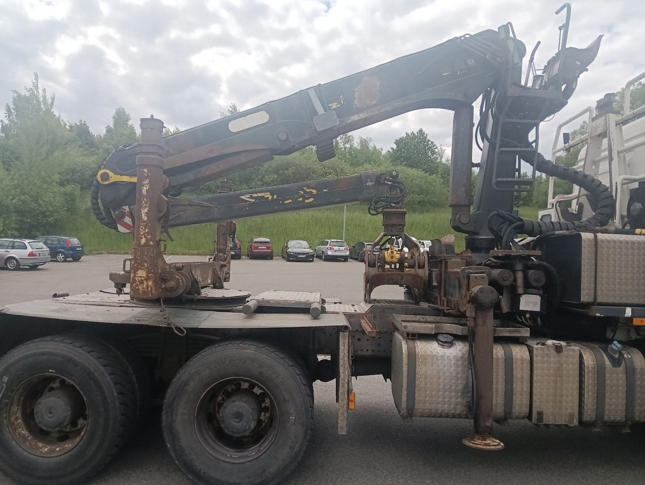 Palfinger EPSILON E250L82 Langholzkran+GLOGGER Aufbau+Anhä - Samochód do drewna, Samochod ciężarowy z HDS: zdjęcie 1 Palfinger EPSILON E250L82 Langholzkran+GLOGGER Aufbau+Anhä - Samochód do drewna, Samochod ciężarowy z HDS: zdjęcie 1