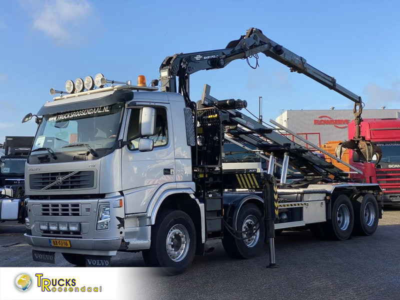 Volvo FM 370 + Euro 5 + Palfinger Z-Q170 Crane + 30ton NCH lift + Container system + hoogsta - Samochod ciężarowy z HDS: zdjęcie 1 Volvo FM 370 + Euro 5 + Palfinger Z-Q170 Crane + 30ton NCH lift + Container system + hoogsta - Samochod ciężarowy z HDS: zdjęcie 1
