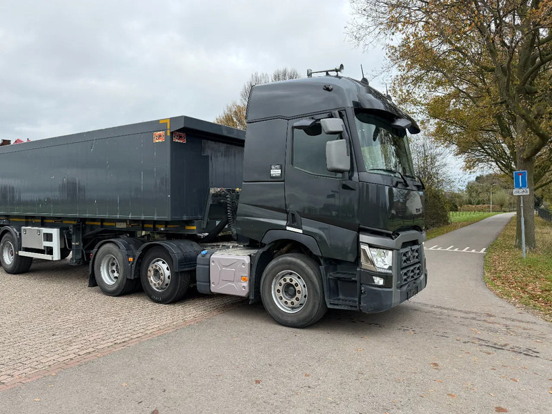 Renault T480 6x2 trekker 262dkm!! TRAILER WITH CRANE FOR SCREED! - Ciągnik siodłowy: zdjęcie 4 Renault T480 6x2 trekker 262dkm!! TRAILER WITH CRANE FOR SCREED! - Ciągnik siodłowy: zdjęcie 4