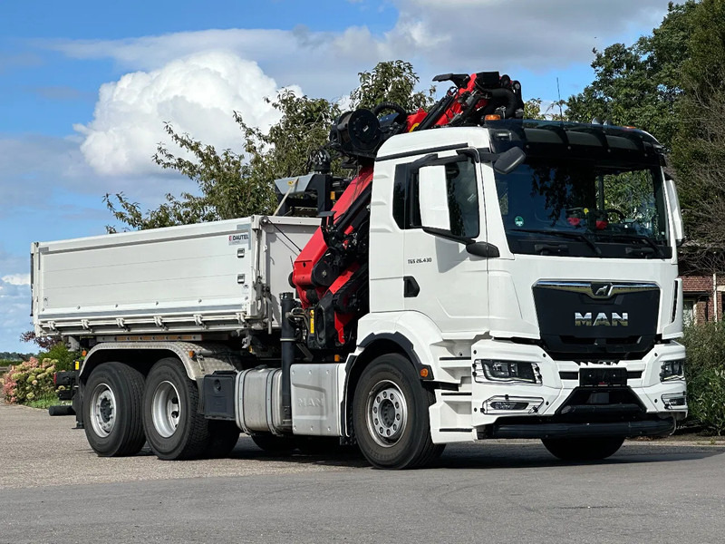 MAN TGS 26.430 2022!EURO6!! 6x2!! PALFINGER 23tm+JIB+LIER/WINCH!!DREISEITEN KIPPER/BORDMATIC!!9tkm - Wywrotka, Samochod ciężarowy z HDS: zdjęcie 2 MAN TGS 26.430 2022!EURO6!! 6x2!! PALFINGER 23tm+JIB+LIER/WINCH!!DREISEITEN KIPPER/BORDMATIC!!9tkm - Wywrotka, Samochod ciężarowy z HDS: zdjęcie 2