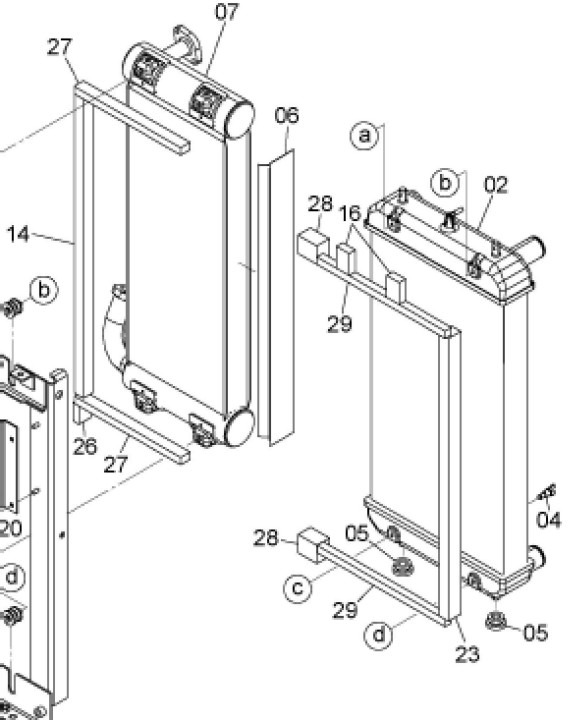 Hitachi YA00009861 - YA00041942 - Chłodnica do Maszyn budowlanych: zdjęcie 1 Hitachi YA00009861 - YA00041942 - Chłodnica do Maszyn budowlanych: zdjęcie 1