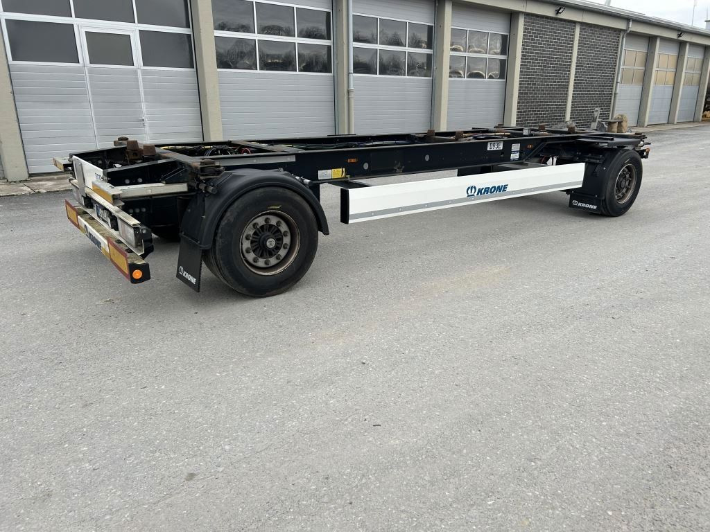 Nowy Przyczepa kontenerowiec/ System wymienny Krone 2 Achswechselfahrgestell, Typ: MAXI AZW 18 eL3B7: zdjęcie 6