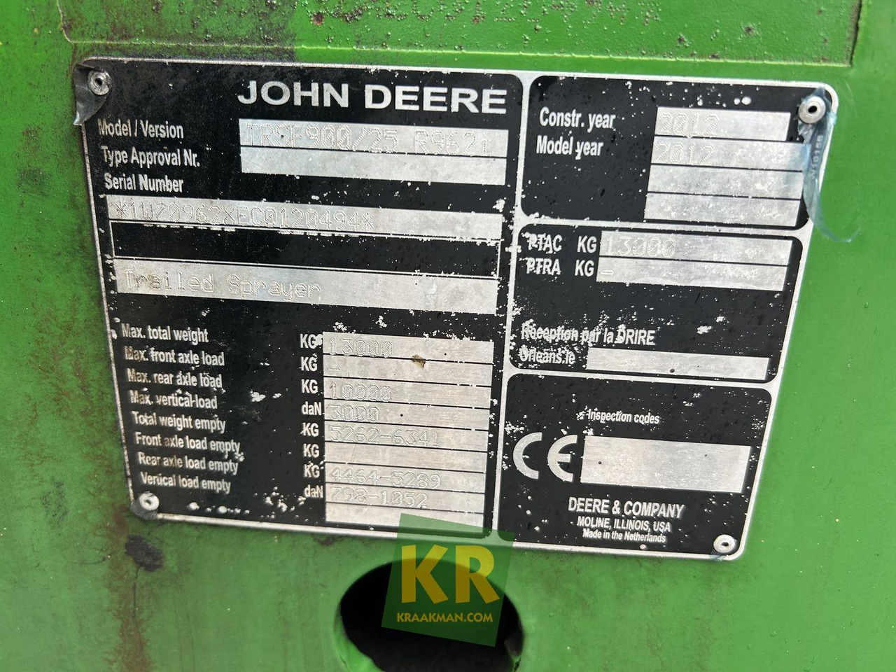 Opryskiwacz polowy John Deere R962I: zdjęcie 7 Opryskiwacz polowy John Deere R962I: zdjęcie 7