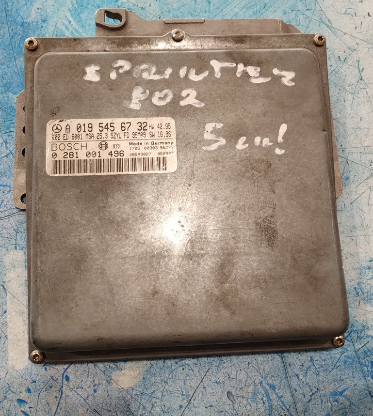 STEROWNIK SILNIKA MERCEDES SPRINTER OM602 2.9 0195456732 0281001496 - Układ elektryczny do Samochodów dostawczych: zdjęcie 1 STEROWNIK SILNIKA MERCEDES SPRINTER OM602 2.9 0195456732 0281001496 - Układ elektryczny do Samochodów dostawczych: zdjęcie 1