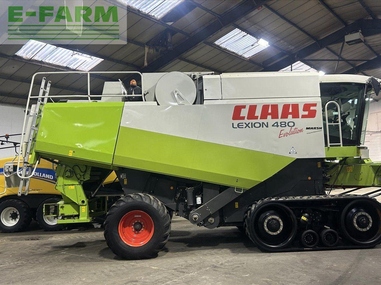 CLAAS LEXION 480 EVOLUTION TT - Kombajn zbożowy: zdjęcie 4 CLAAS LEXION 480 EVOLUTION TT - Kombajn zbożowy: zdjęcie 4