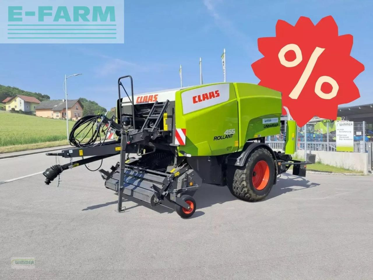 CLAAS rollant 455 rc uniwrap - wickelkombination - Prasa kostkująca: zdjęcie 1 CLAAS rollant 455 rc uniwrap - wickelkombination - Prasa kostkująca: zdjęcie 1