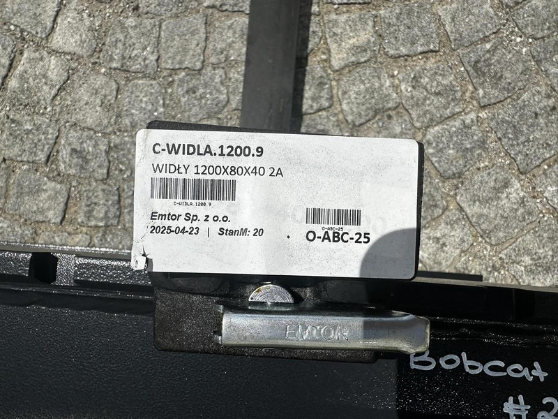 Big Palettengabel mit Bobcat 114cm Aufnahme - Widły do Urządzeń transportu wewnętrznego: zdjęcie 5 Big Palettengabel mit Bobcat 114cm Aufnahme - Widły do Urządzeń transportu wewnętrznego: zdjęcie 5