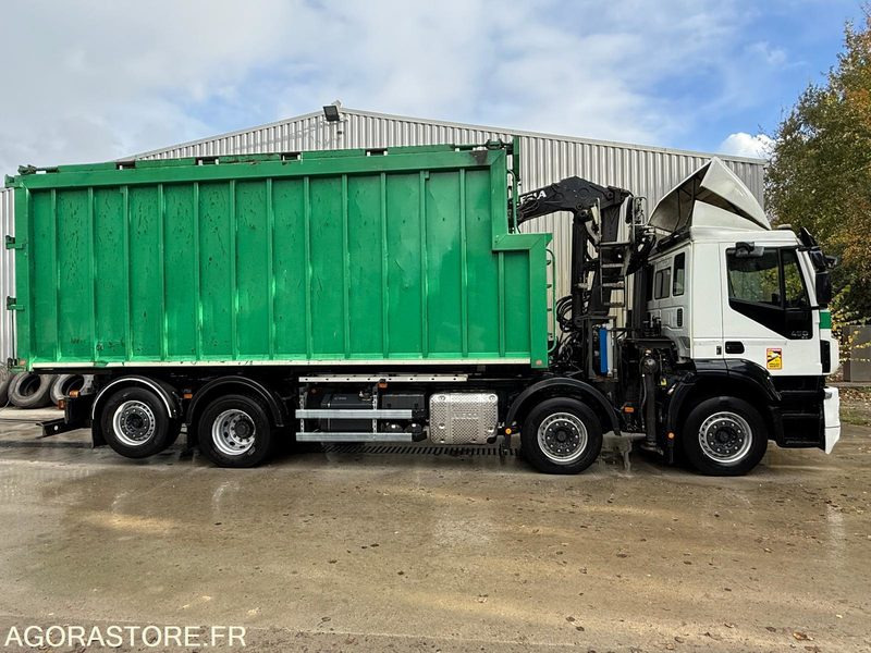 IVECO 460 Euro 6 Sralis porteur 8x2 Benne et grue - Samochód ciężarowy: zdjęcie 1 IVECO 460 Euro 6 Sralis porteur 8x2 Benne et grue - Samochód ciężarowy: zdjęcie 1
