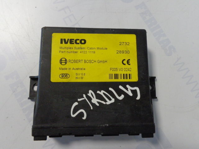 Iveco Multiplex System:Cabin Module ROBERT BOSCH GmbH - ECU do Samochodów ciężarowych: zdjęcie 1 Iveco Multiplex System:Cabin Module ROBERT BOSCH GmbH - ECU do Samochodów ciężarowych: zdjęcie 1