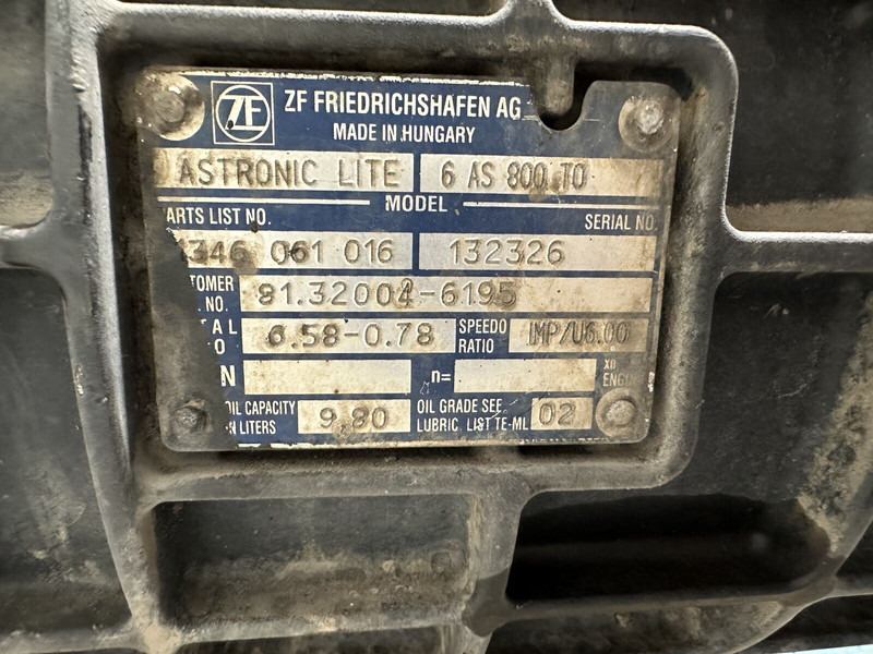 Skrzynia biegów do Samochodów ciężarowych MAN TGL: zdjęcie 6