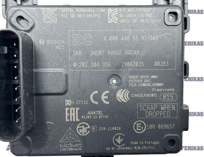 Mercedes-Benz ACC SRR Short Range Radar - Czujnik do Samochodów ciężarowych: zdjęcie 4 Mercedes-Benz ACC SRR Short Range Radar - Czujnik do Samochodów ciężarowych: zdjęcie 4