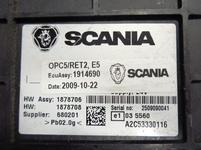Scania R OPC5 / RET2 retarder control unit - ECU do Samochodów ciężarowych: zdjęcie 3 Scania R OPC5 / RET2 retarder control unit - ECU do Samochodów ciężarowych: zdjęcie 3