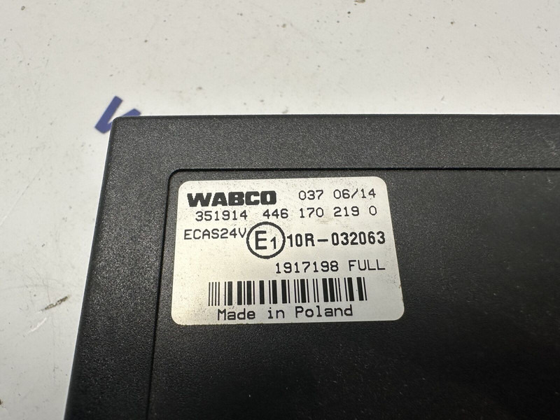 Wabco ECAS - ECU do Samochodów ciężarowych: zdjęcie 4 Wabco ECAS - ECU do Samochodów ciężarowych: zdjęcie 4