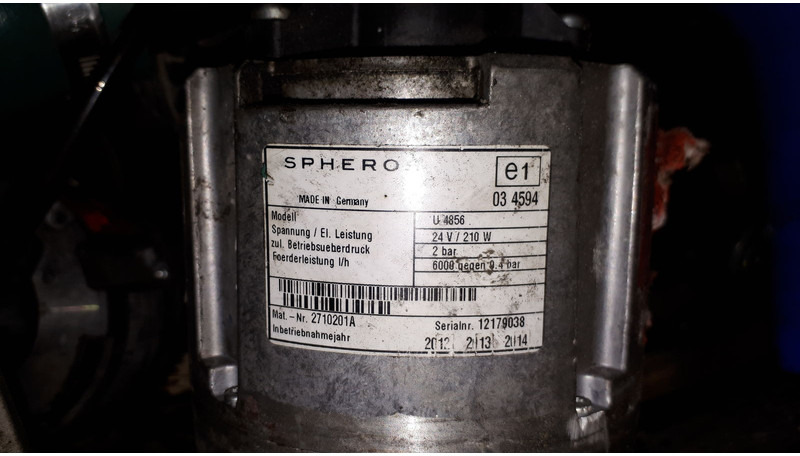 Scania Sphero U4856 - Pompa wody: zdjęcie 1 Scania Sphero U4856 - Pompa wody: zdjęcie 1