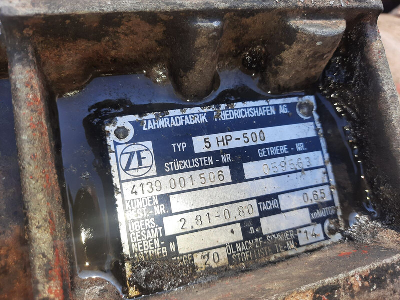 Skrzynia biegów ZF 5HP 590 .5HP602c. 5HP502C . 5HP500 .4HP500 / для Мерседе: zdjęcie 6 Skrzynia biegów ZF 5HP 590 .5HP602c. 5HP502C . 5HP500 .4HP500 / для Мерседе: zdjęcie 6