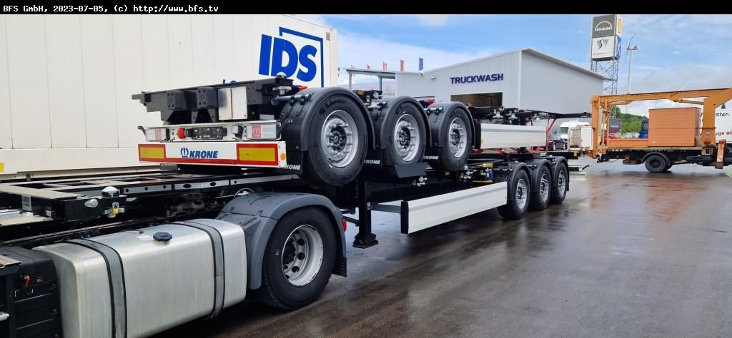 Krone Container Chassi SDC 27 eLTU5-2 Krone Container Chassi SDC 27 eLTU5-2 - Naczepa kontenerowiec/ System wymienny: zdjęcie 3 Krone Container Chassi SDC 27 eLTU5-2 Krone Container Chassi SDC 27 eLTU5-2 - Naczepa kontenerowiec/ System wymienny: zdjęcie 3