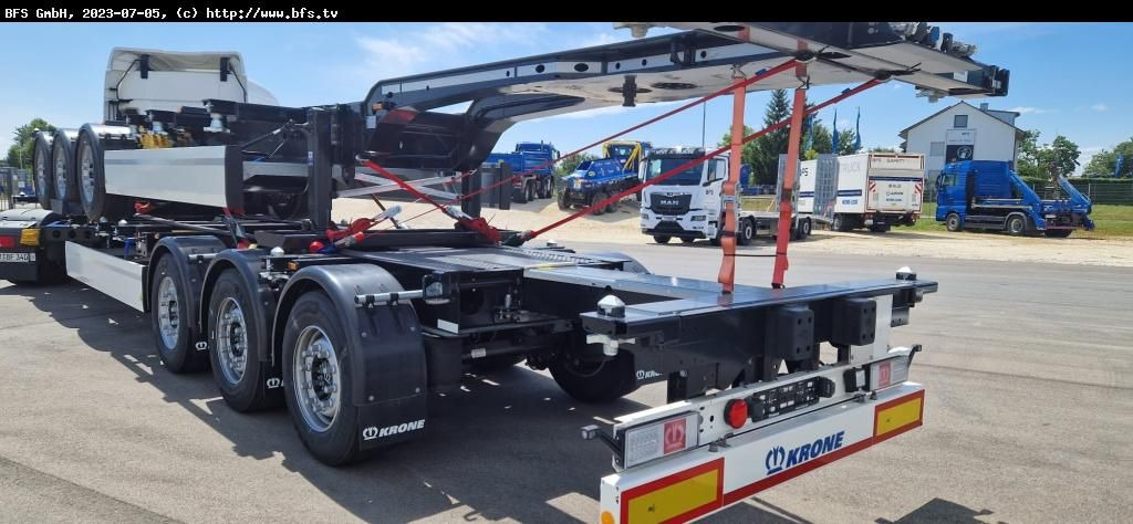 Krone Sattelauflieger Container Chassi SDC 27 eLTU5-2 Krone Sattelauflieger Container Chassi SDC 27 eLTU5-2 - Naczepa kontenerowiec/ System wymienny: zdjęcie 3 Krone Sattelauflieger Container Chassi SDC 27 eLTU5-2 Krone Sattelauflieger Container Chassi SDC 27 eLTU5-2 - Naczepa kontenerowiec/ System wymienny: zdjęcie 3