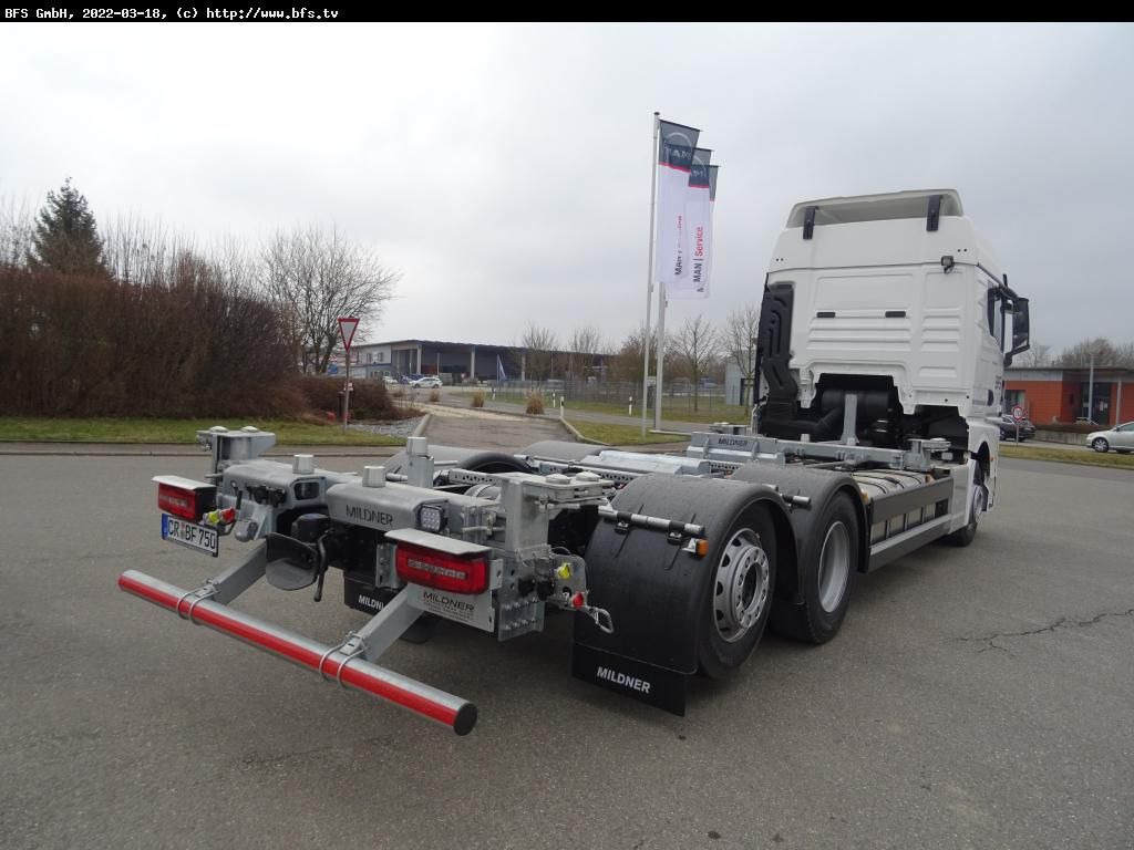 MAN TGX (TG3) 26.470 6x2-4 LL BDF Mildner - Ciężarówka kontenerowiec/ System wymienny: zdjęcie 2 MAN TGX (TG3) 26.470 6x2-4 LL BDF Mildner - Ciężarówka kontenerowiec/ System wymienny: zdjęcie 2