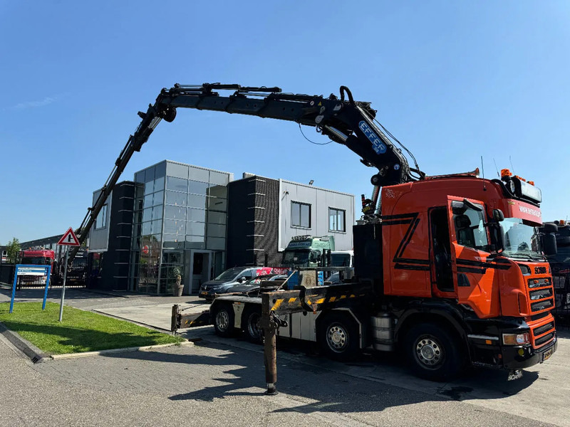 Scania R560 V8 8X2 + EFFER CRANE 1550 6S + FLYJIP 6XHYDR + REMOTE + WINCH - Ciągnik siodłowy: zdjęcie 4 Scania R560 V8 8X2 + EFFER CRANE 1550 6S + FLYJIP 6XHYDR + REMOTE + WINCH - Ciągnik siodłowy: zdjęcie 4