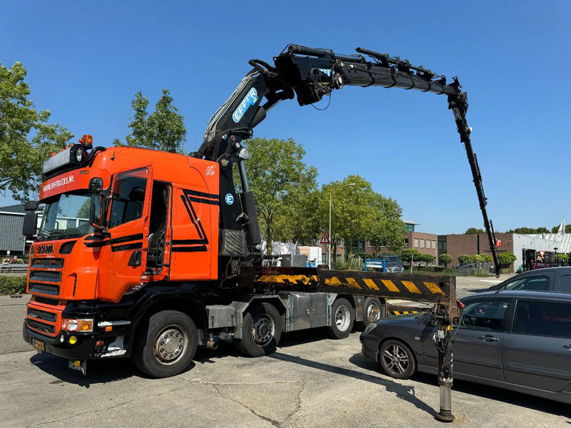 Scania R560 V8 8X2 + EFFER CRANE 1550 6S + FLYJIP 6XHYDR + REMOTE + WINCH - Ciągnik siodłowy: zdjęcie 1 Scania R560 V8 8X2 + EFFER CRANE 1550 6S + FLYJIP 6XHYDR + REMOTE + WINCH - Ciągnik siodłowy: zdjęcie 1