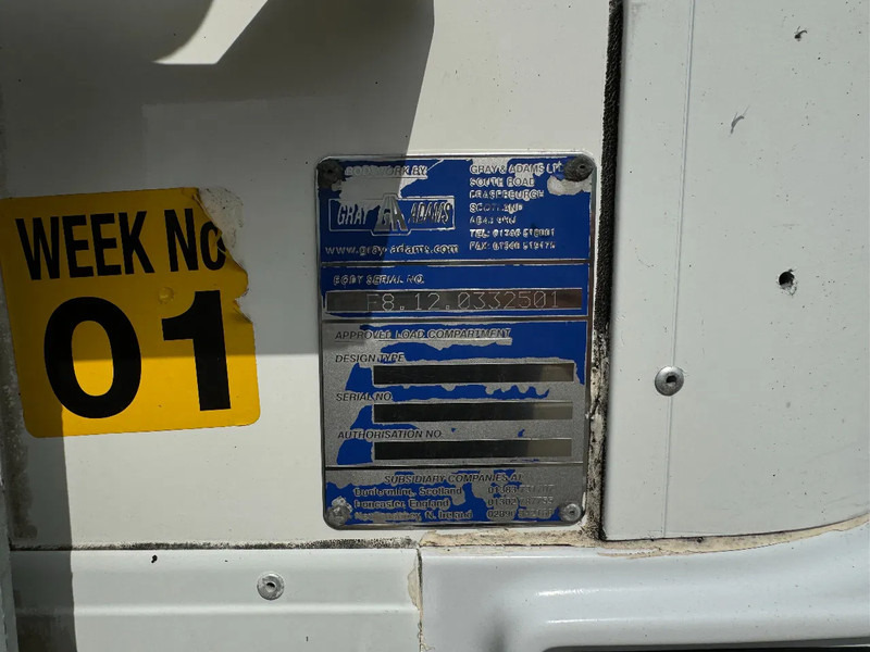 Naczepa chłodnia Gray and Adams 6X THERMO KING SLX 200 -13,4X2,5X2,6 METER - BPW DRUM BRAKES: zdjęcie 11