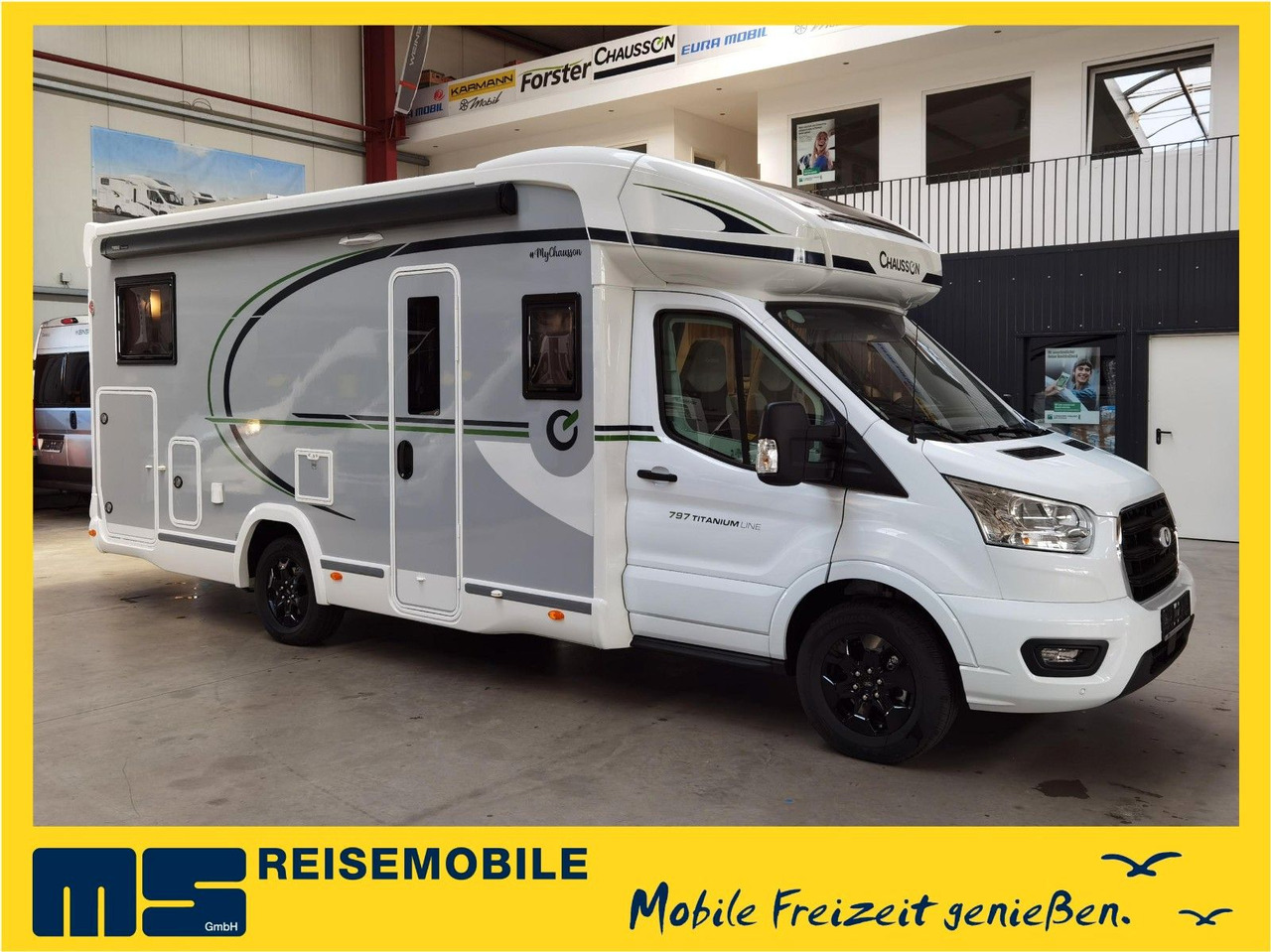 Chausson 797 TITANIUM / - 2026 - / 165PS - 8G. AUTOMATIK - Kamper półintegra: zdjęcie 1 Chausson 797 TITANIUM / - 2026 - / 165PS - 8G. AUTOMATIK - Kamper półintegra: zdjęcie 1