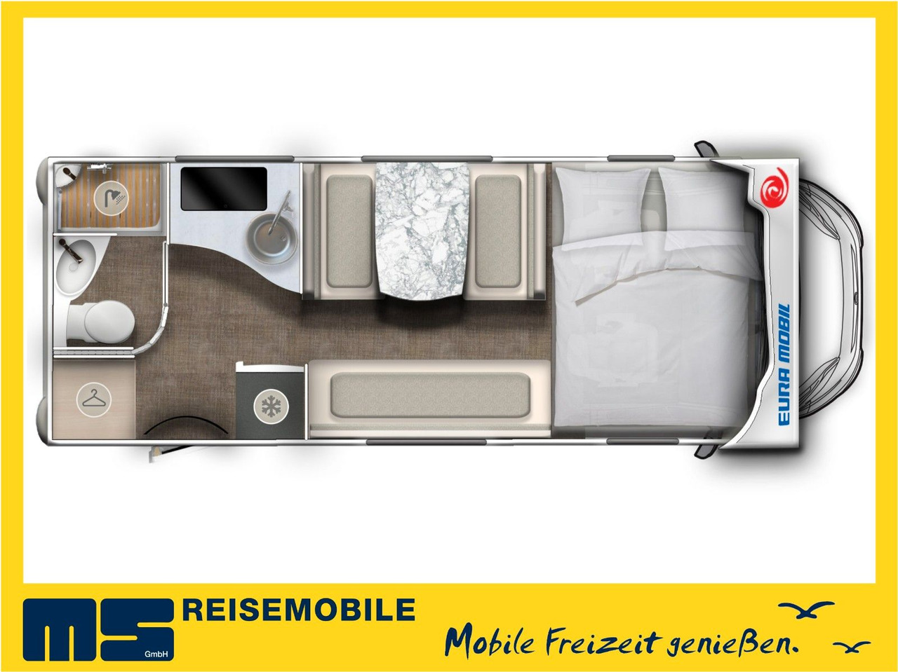 Eura Mobil ACTIVA ONE 630 LS / -2025- / 140PS / RAUMWUNDER - Kamper z alkową: zdjęcie 2 Eura Mobil ACTIVA ONE 630 LS / -2025- / 140PS / RAUMWUNDER - Kamper z alkową: zdjęcie 2