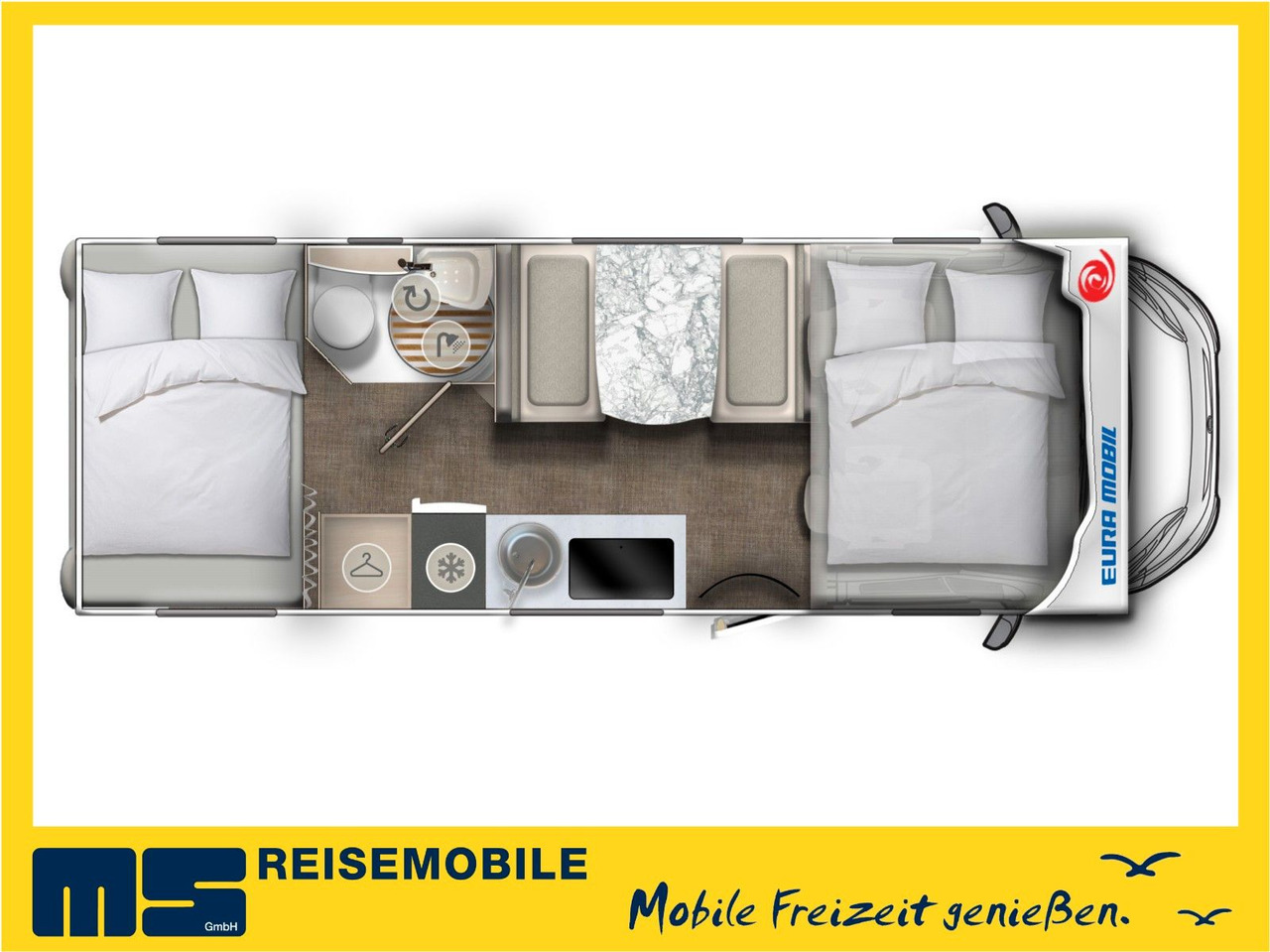 Eura Mobil ACTIVA ONE 690 HB / 180PS-9G AUTOMATIK -40H MAXI - Kamper z alkową: zdjęcie 2 Eura Mobil ACTIVA ONE 690 HB / 180PS-9G AUTOMATIK -40H MAXI - Kamper z alkową: zdjęcie 2