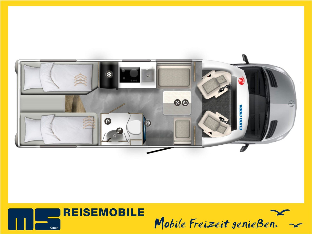 Eura Mobil XTURA 686 EF / -2025- / 4x4 / TOP - AUSSTATTUNG - Kamper półintegra: zdjęcie 2 Eura Mobil XTURA 686 EF / -2025- / 4x4 / TOP - AUSSTATTUNG - Kamper półintegra: zdjęcie 2