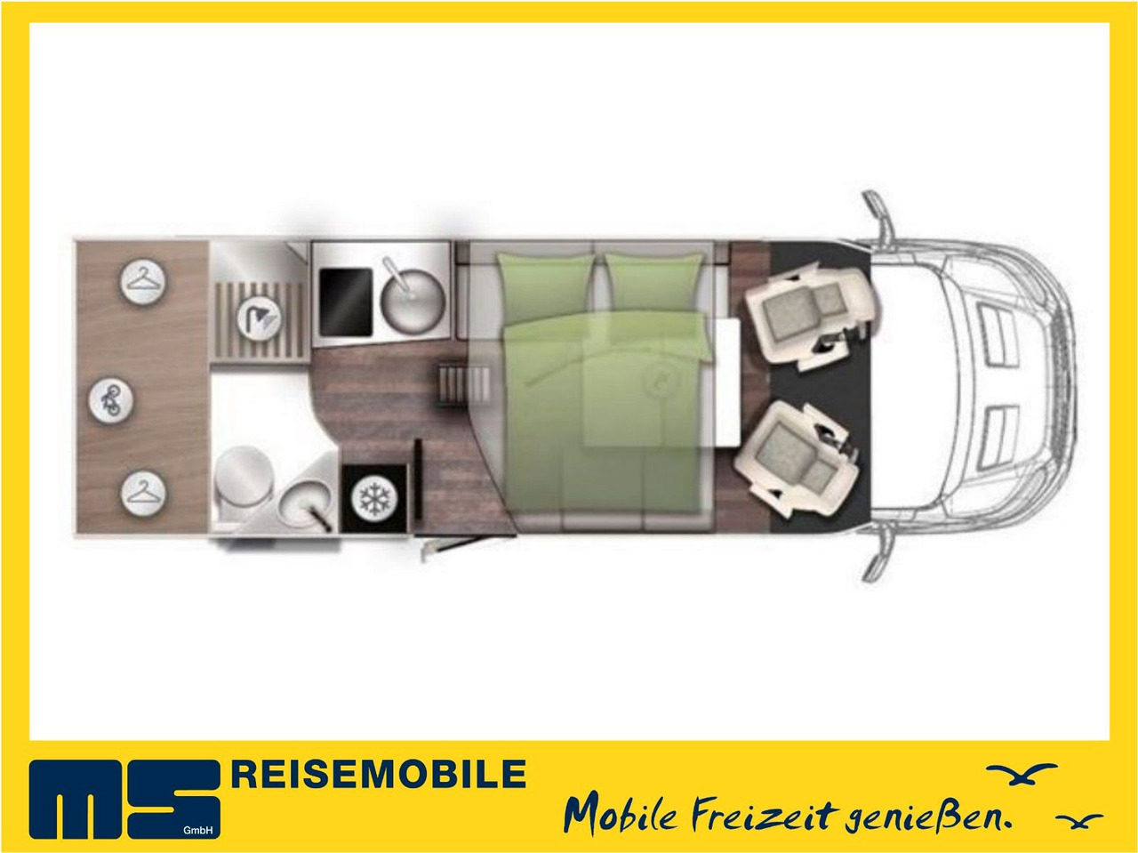 Forster T 639 LF /-2026- / 165 PS-8G / HUBBETT & RAUMBAD - Kamper półintegra: zdjęcie 2 Forster T 639 LF /-2026- / 165 PS-8G / HUBBETT & RAUMBAD - Kamper półintegra: zdjęcie 2